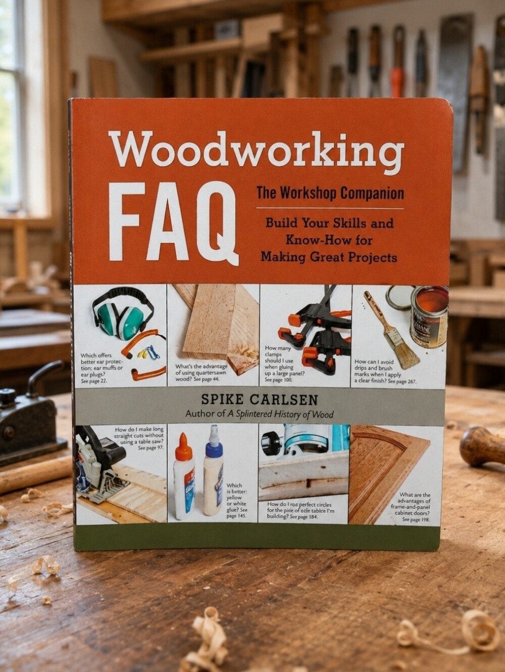 Woodworking FAQ The Workshop Companion Spiral Bound DIY Carpentry Book Handyman